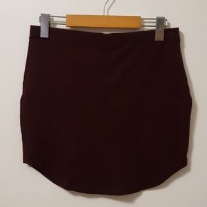 Plum Mini Skirt